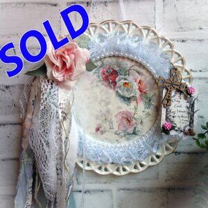 Shabby Chic Inspirational Plaque Torah Bible Verse Wall Decor Christian Gifts